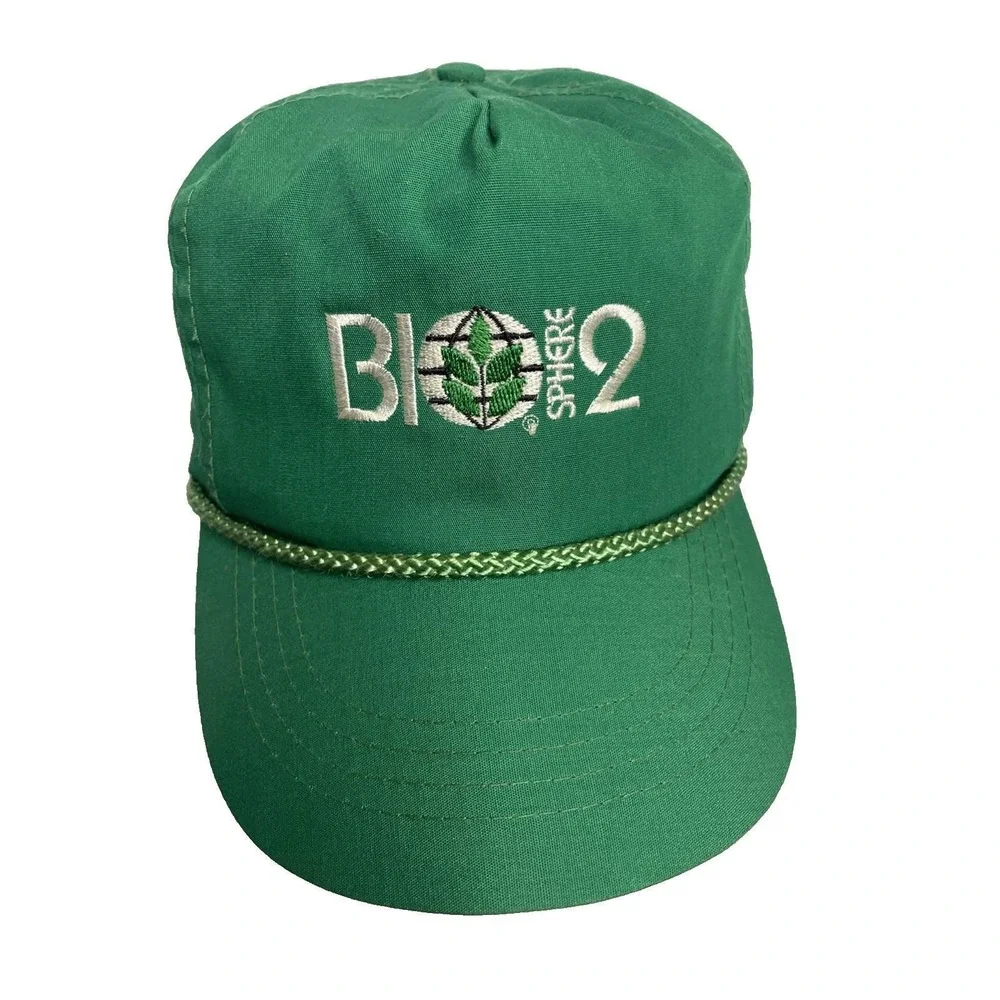 BIO Sphere 2 * Kelly Green Otto Cap Adjustable Trucker Cap Corded Thailand YOUTH